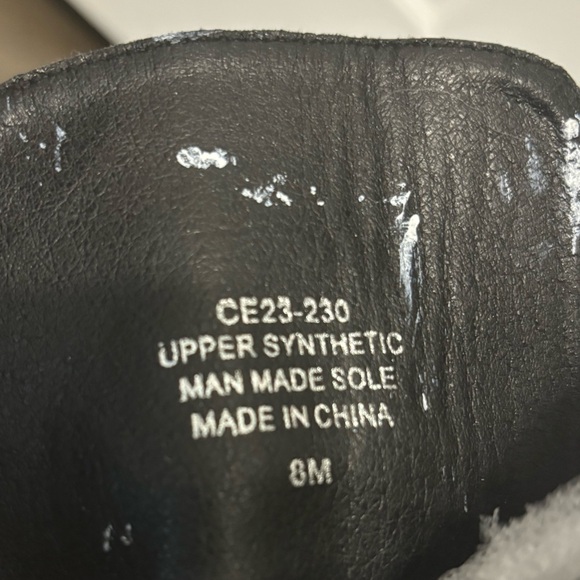 NWOB Dolls Kill / Club Exx Painted Obsidian Pocket Combat Boots - Picture 9 of 9